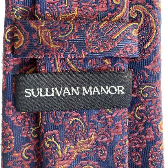 Harvest Paisley Silk Tie - Picture 4 of 4